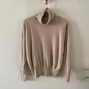 Madewell Tan Cowl Neck Sweater